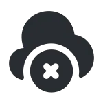 Cloud Remove SVG Icon